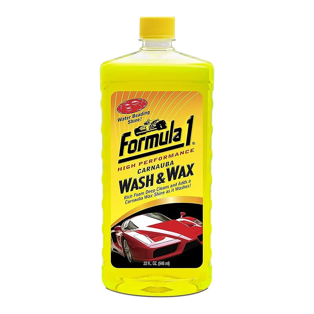 Formula 1 High Performance Carnauba Wash and Wax 946ml Car Care Auto Detailing