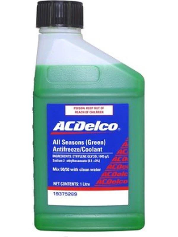 AC Delco All Seasons 1L Green Antifreeze Coolant (19375289)