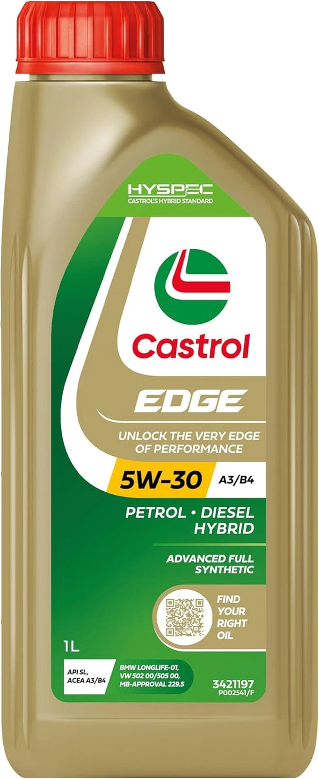 Castrol Edge 5W-30 A3/B4 Engine Oil 1 Litre