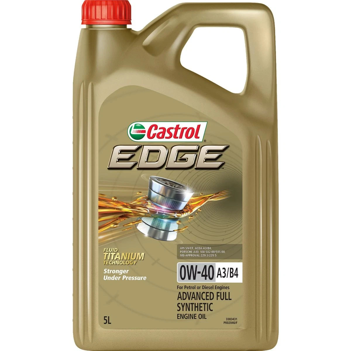 Castrol EDGE 0W-40 A3 B4 Engine Oil 5L