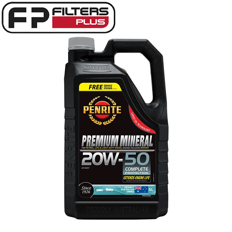 PENRITE Premium Mineral Engine Oil 5L 20w50