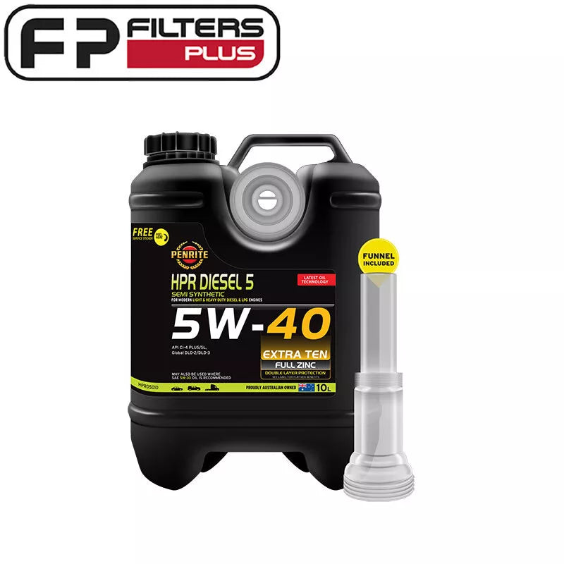 Penrite HPR Diesel 5 5W-40 10L Engine Oil
