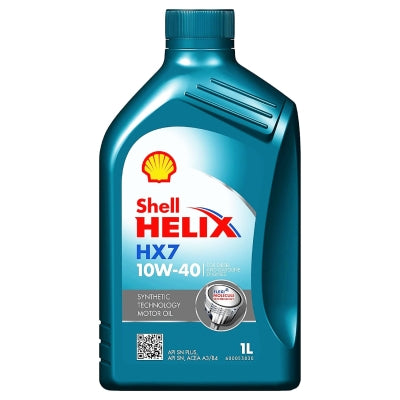 Shell Helix HX7 Synthetic 10W-40 A3/B4 Motor Oil, 1L