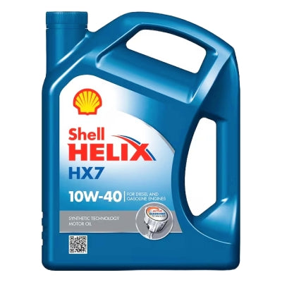 Shell Helix HX7 Synthetic 10W-40 A3/B4 Engine Oil 4L