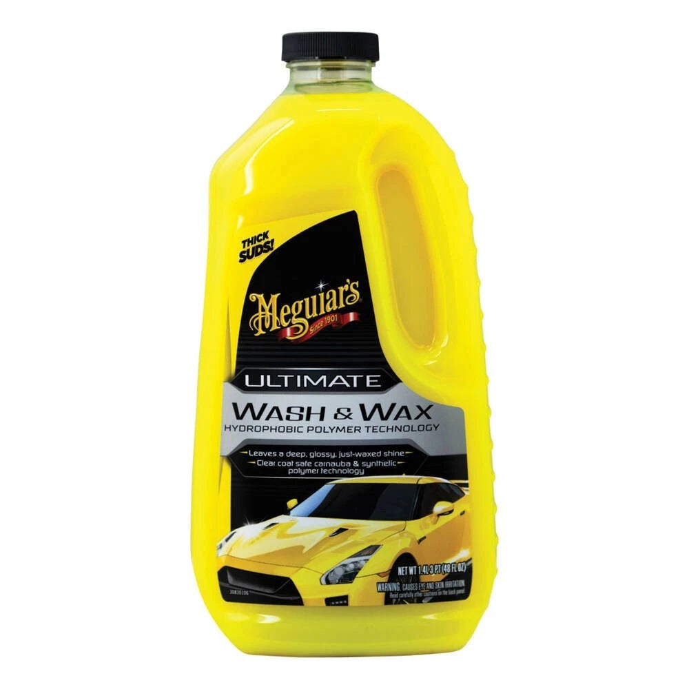 Meguiar Ultimate Wash & Wax Car Wash Hybrid Carnauba Wax Synthetic Polymer 1.4L