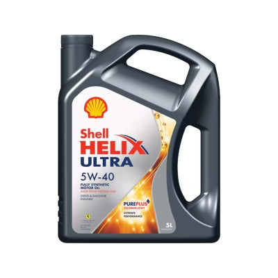 Shell Helix Ultra Fully Synthetic 5W-40 A3/B4 Engine Oil 5L