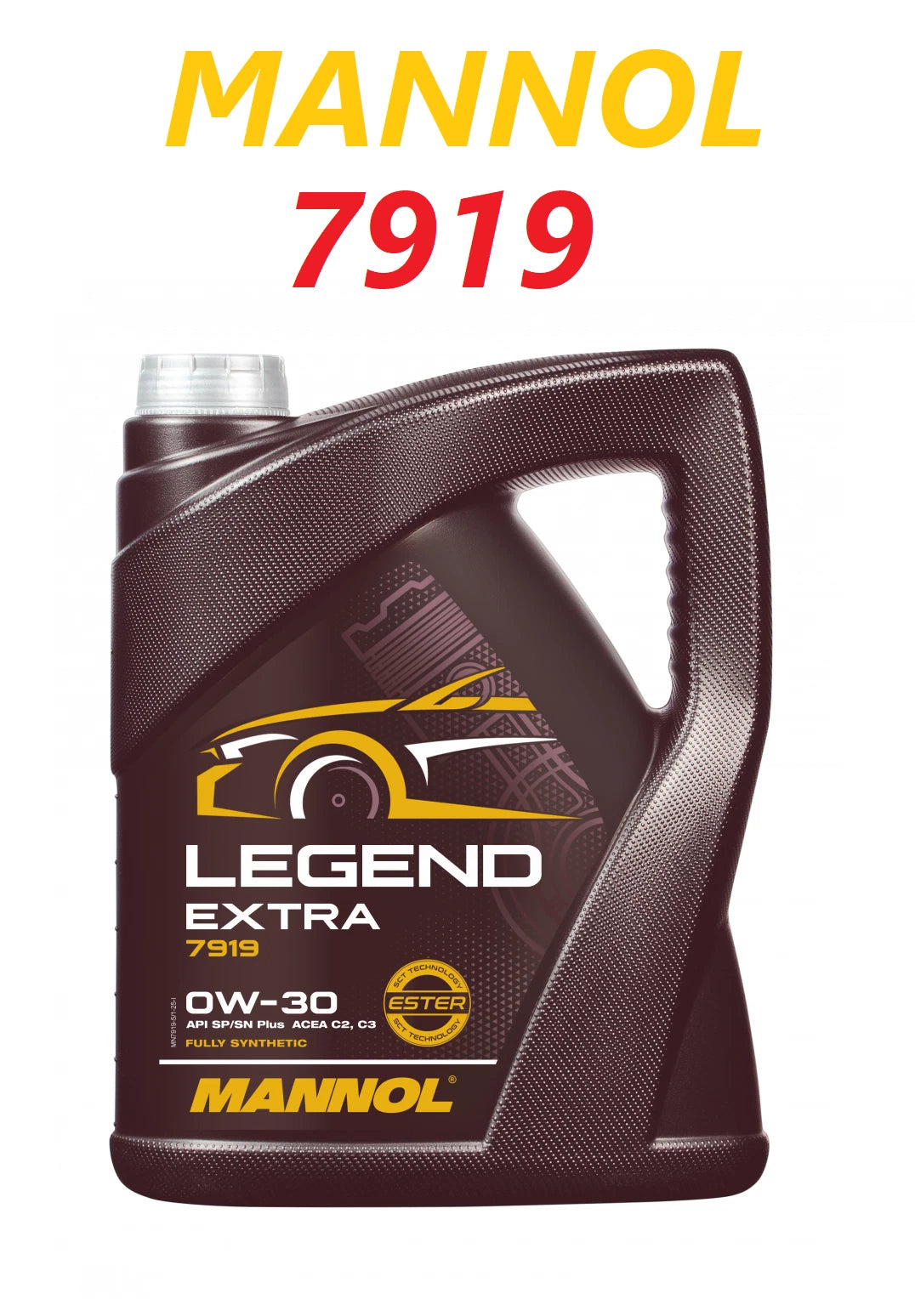 Mannol 7919 5L Legend Extra 0W30 Fully Synthetic Longlife Car Engine Oil