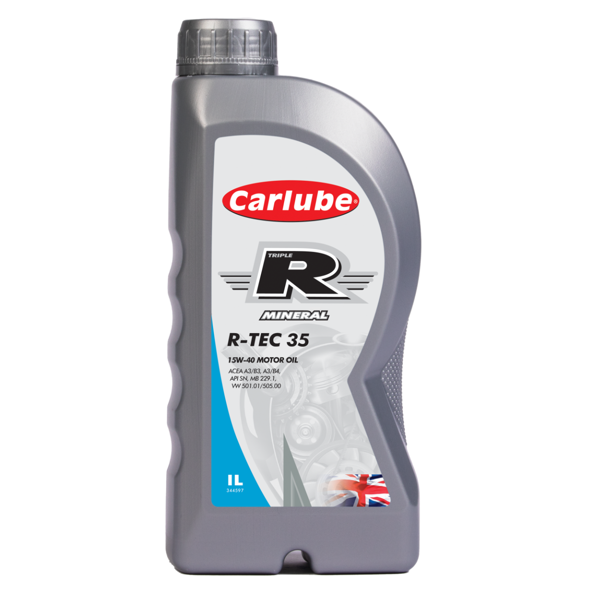 Carlube Triple R 15W-40 Mineral Engine Oil R-TEC 35 1L