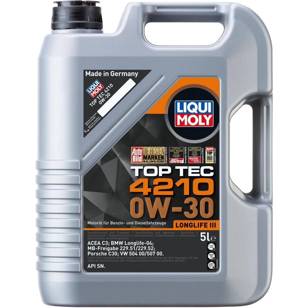 LIQUI-MOLY Top Tec 4210 0W-30 Engine Oil 5L 21605