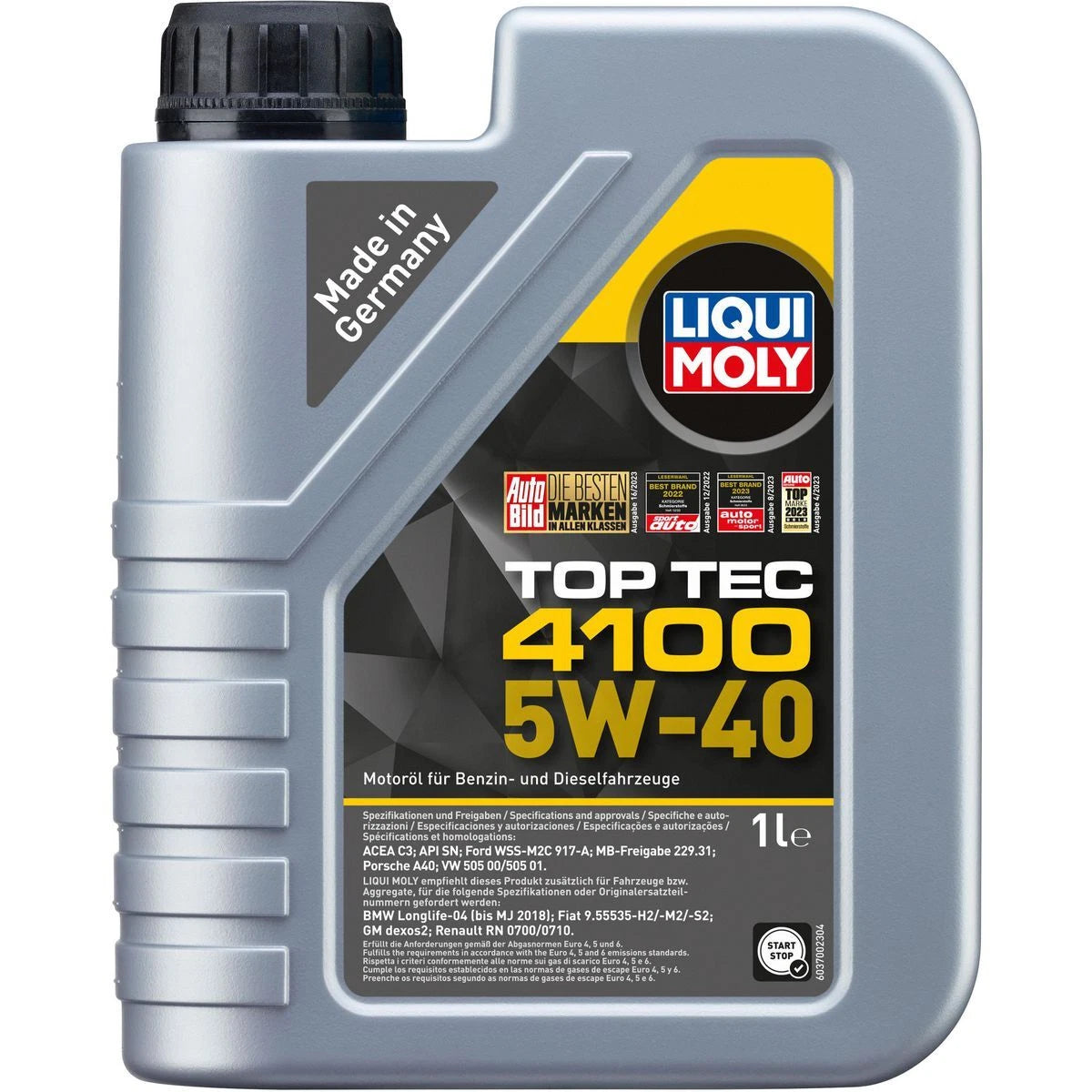 LIQUI-MOLY Top Tec 4100 5W-40 Engine Oil 1L 9510