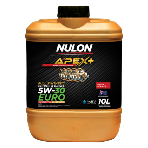 Nulon APEX+ 5W-30 Euro Diesel Full Synthetic Engine Oil 10L